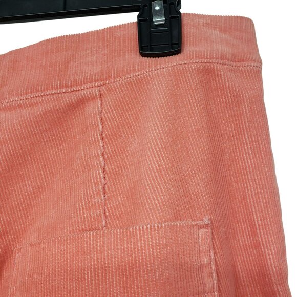 Prairie Underground Salmon Pink Corduroy Pants Womens L Large Side Zipper - Picture 9 of 9
